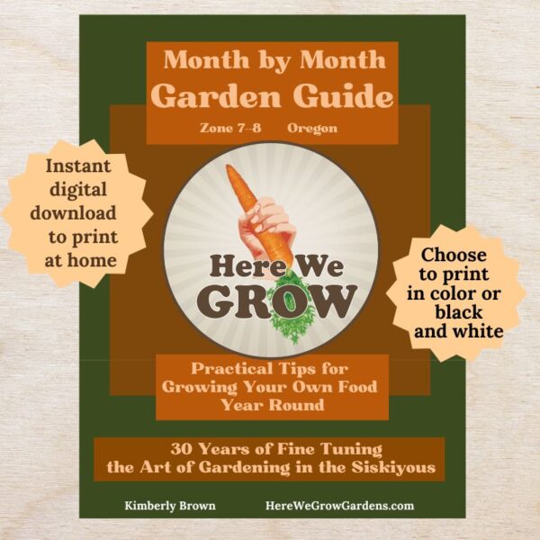 Here We Grow Garden Guide - Digital Download- Month by Month Tips For Growing Your Own Food Year Round - Image 11