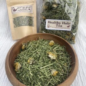 Hair We Grow - Healthy Hair Herbs-  Drinking Tea and  Hair Rinse Herbs