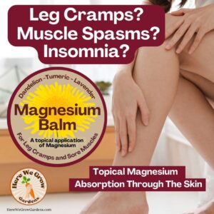 Magnesium Balm 1oz and 2 oz -Shipped for FREE