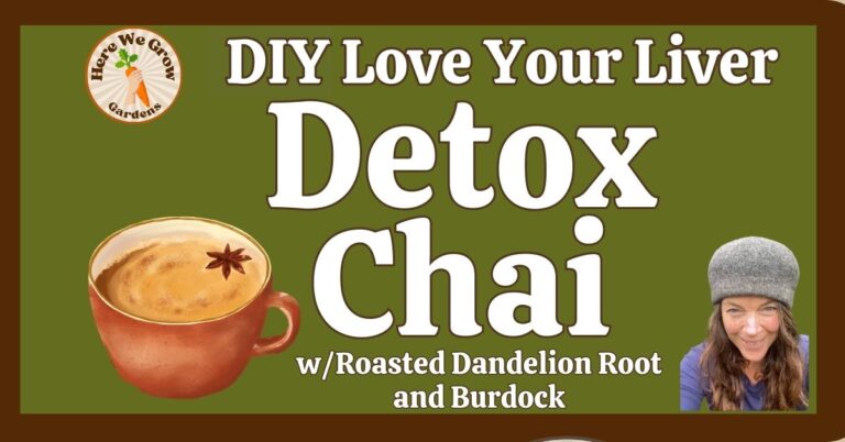 Liver Detox Chai Recipe with Roasted Dandelion Root & Burdock