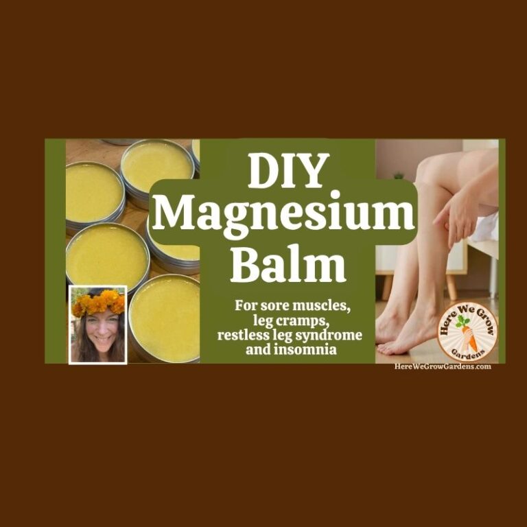 DIY Magnesium Balm Recipe for Calm Leg Muscles Better Sleep and Muscle Relief