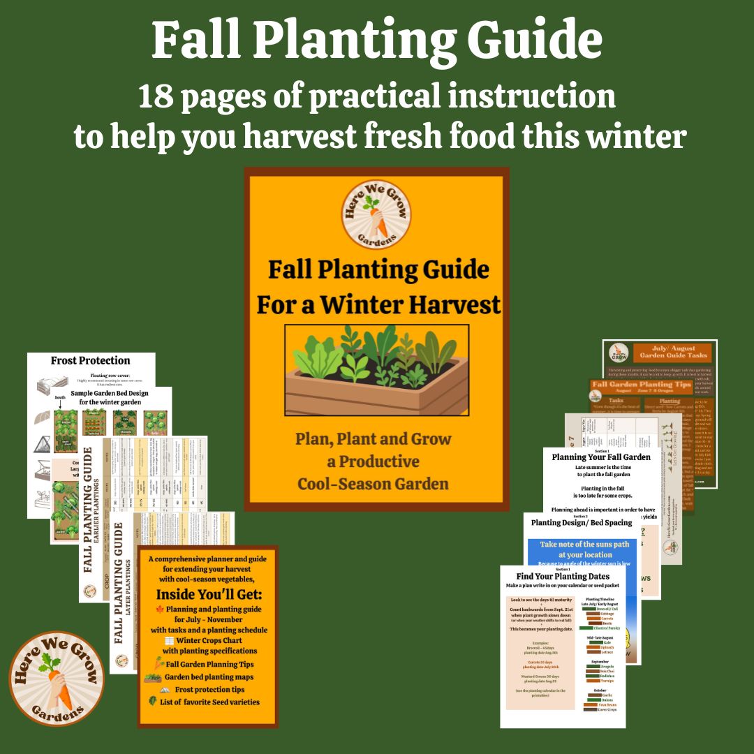 Fall Planting Guide for A Winter Harvest - Digital Download - Image 4