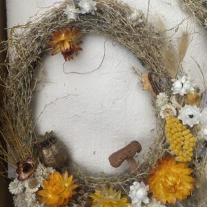 Mini Everlasting Wreath - Golden Color