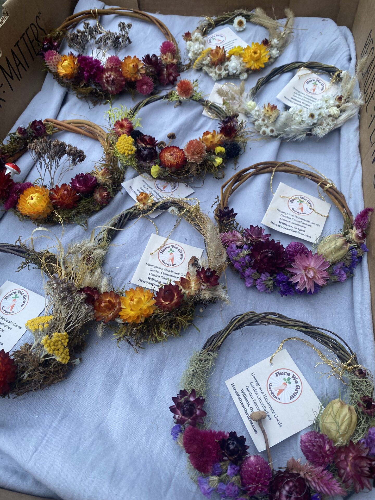 IMG_4270 Mini Everlasting Wreath - Bright Colors