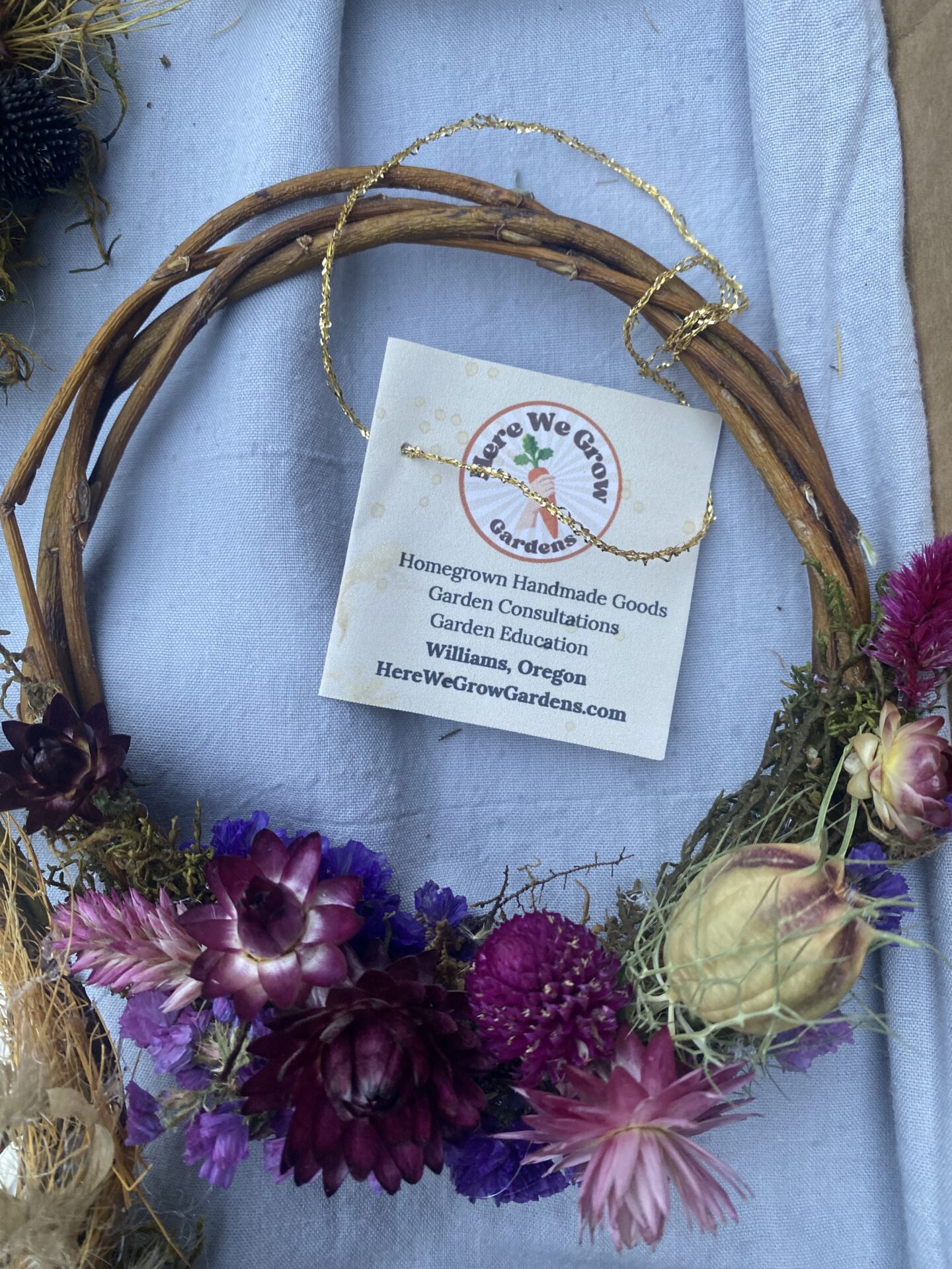 IMG_4277 Mini Everlasting Wreath - Bright Colors - Image 6